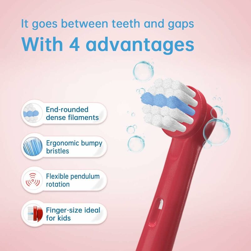Cabezales de cepillo de dientes eléctrico para niños, cabezales de repuesto para Oral B 20 piezas Pro Health stage, cuidado bucal, 4/8/12/16/EB-10A