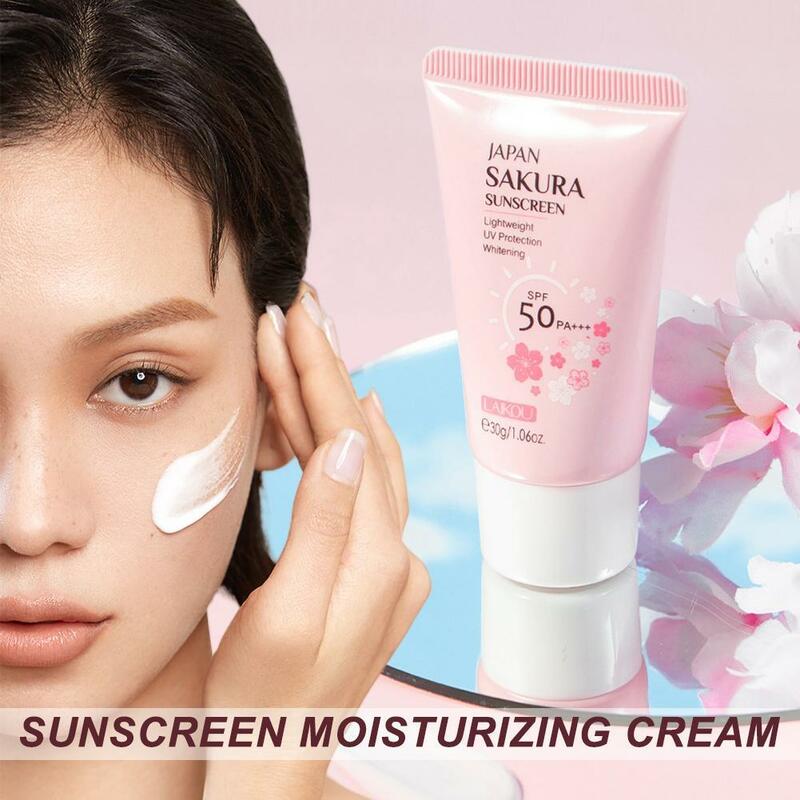 Crema Facial de flor de esencia japonesa, hidratante, antiarrugas, antienvejecimiento, ilumina la piel, cuidado de la piel, 30g