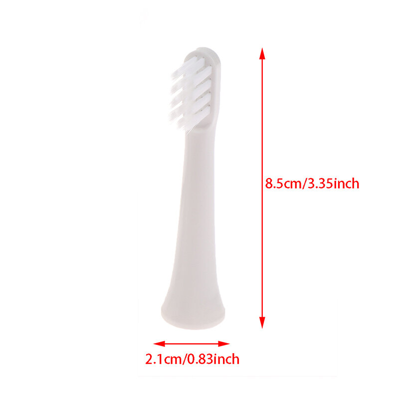 3Pcs โซนิคไฟฟ้าแปรงสีฟันสำหรับ XIAOMI T100 Whitening Soft สูญญากาศ DuPont เปลี่ยนหัวทำความสะอาดแปรงขนแปรงหัวฉีดหัว