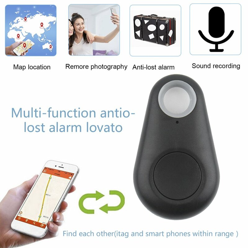 Alarma antipérdida inalámbrica Bluetooth 4,0, rastreador de billetera, buscador de llaves, localizador GPS para mascotas y niños, etiqueta de alarma, buscador de llaves, rastreador GPS inteligente