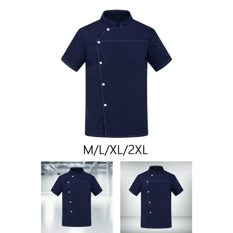 Unisex Koch Mantel Jacke Koch tragen Kocher Sommer Catering Kellner Kleidung Uniform