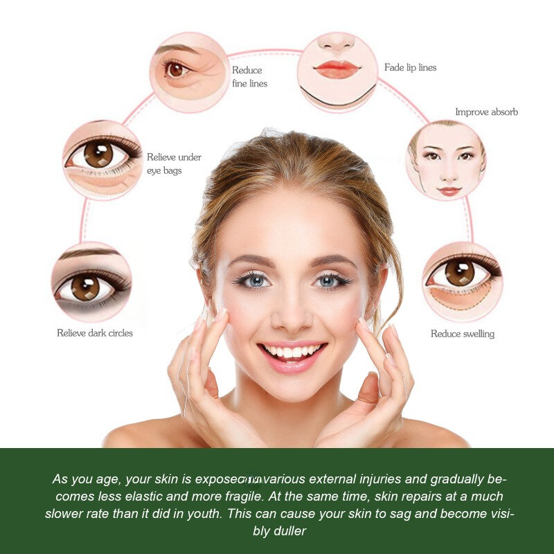 Essenza per la cura della pelle dissolvenza linee sottili rimuovi occhiaie illumina il tono della pelle lift rassodante antirughe Aging face repair Eye Serum