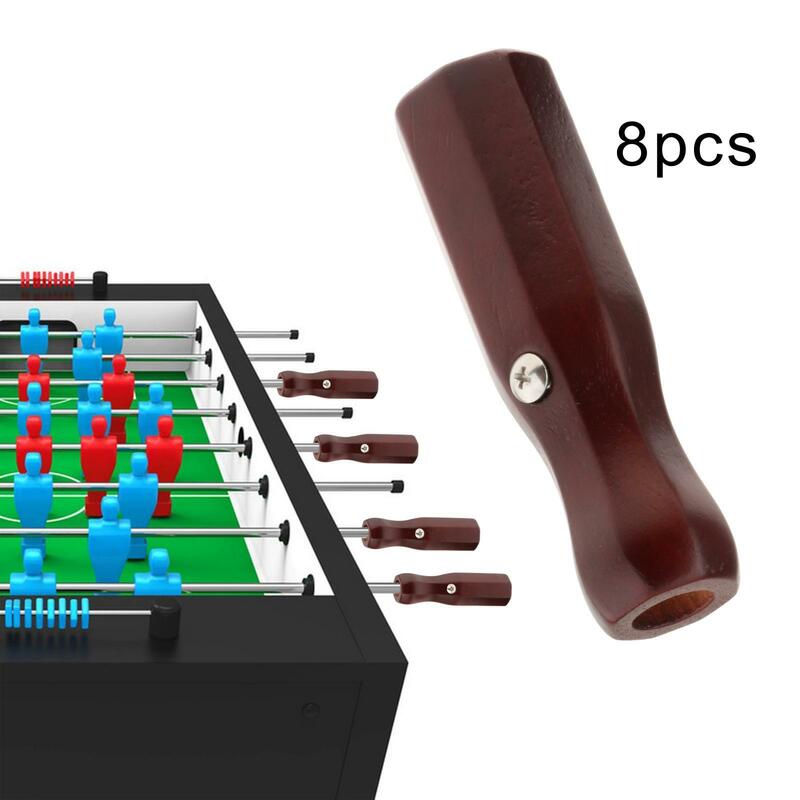 テーブルゲーム用サッカーハンドル、フットボールロッドエンドキャップ、16mm穴、8x
