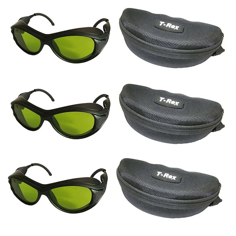 แว่นตาป้องกันแสงเลเซอร์ UV400 OD5 IPL CE 200nm-2000nm BP-6006 3ชิ้น