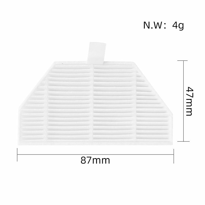 Accessories For Xiaomi Roidmi EVA Self-Cleaning Emptying Robot Vacuum SDJ06RM Main Side Brush Hepa Filter Dust Bags Mop Cloth