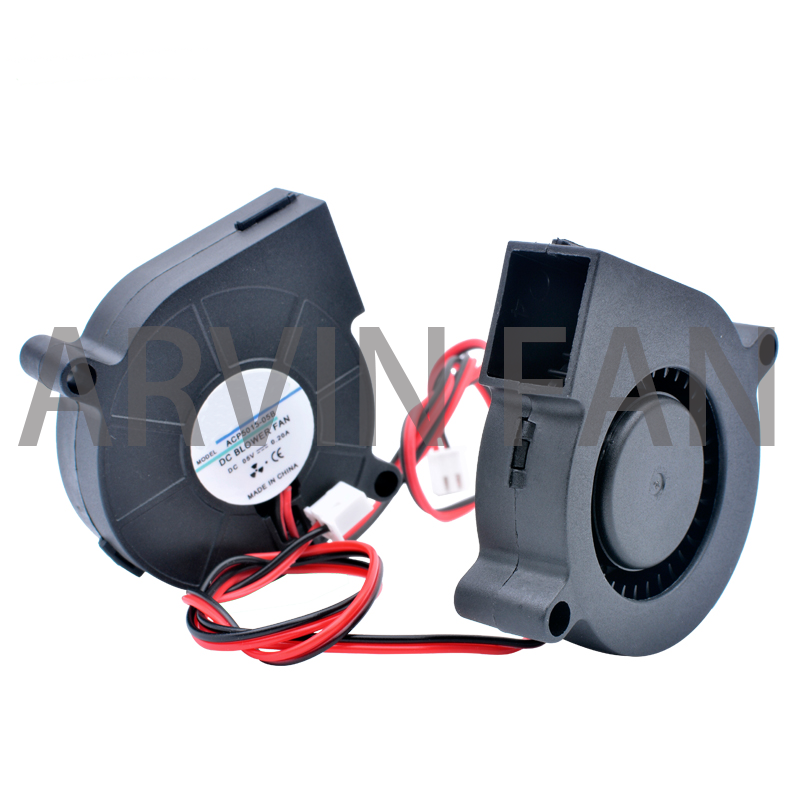 Вентилятор Охлаждающий ACP5015, 5 см, 50 мм, 50x50x15 мм, 5 В, 12 В, 24 В