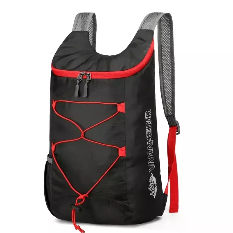 Wielofunkcyjna zewnętrzna plecak składany lekka wodoodporna z nylonu torba sportowa o wysokiej gęstości na kemping