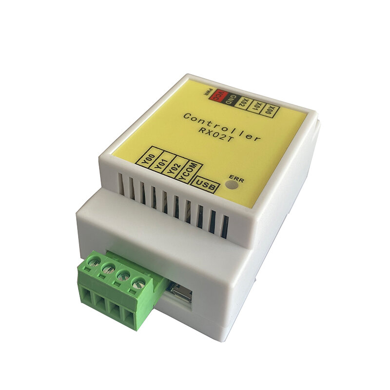RX02T ตัวควบคุมเวลาวาล์วแม่เหล็กไฟฟ้า12-24V แบบเรียงลำดับแท็บเล็ตโทรได้เคลื่อนที่ควบคุมได้ง่าย PLC