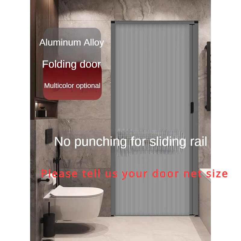 Индивидуальная сотовая Складная Дверь, раздвижная дверь из алюминиевого сплава для кухни, стелс, Балконная перегородка, туалет, ванная комната