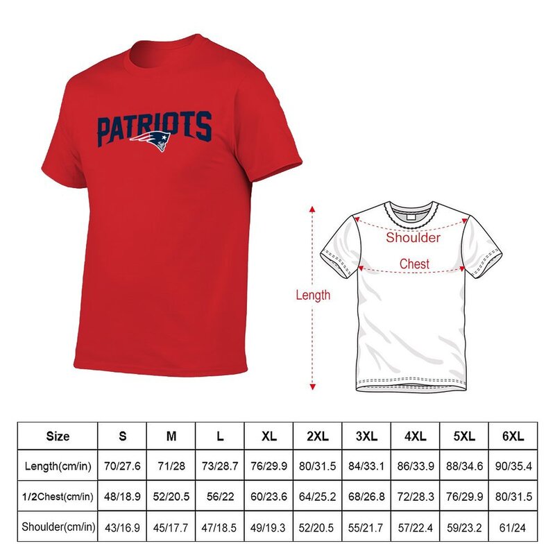English Patriots City T-shirt para homens, tops novos, roupas de verão, camisetas pretas