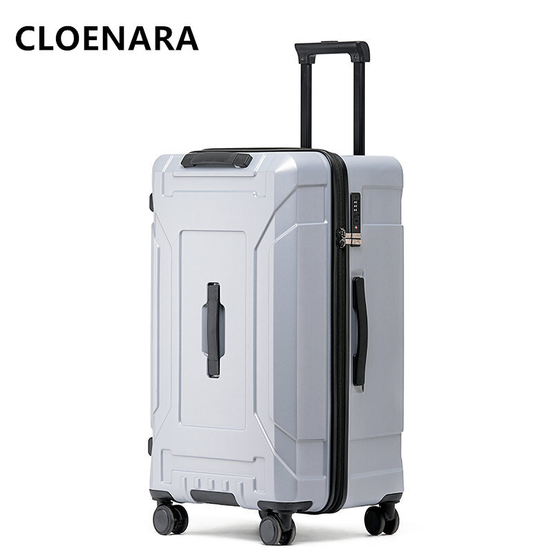 COLENARA 24"28" Inch New Suitcase Men's Large-capacity Trolley Case Universal Thickening with Wheels Rolling Password Luggage
