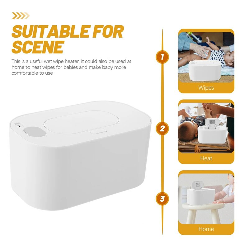 Baby Wipe Warmer Wet Wipe Warmer Baby Dispenser Diaper Portable Products Abs Tissue Heating Case