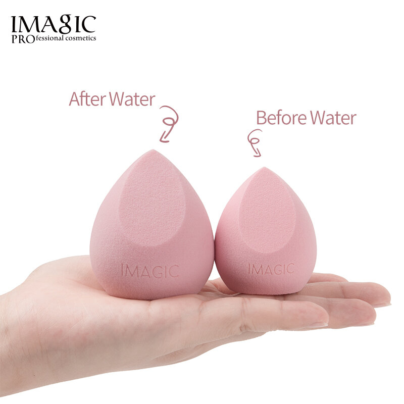 IMAGIC-esponja para Base de maquillaje, herramienta de maquillaje suave y uniformemente compatible con principiantes, cosmética