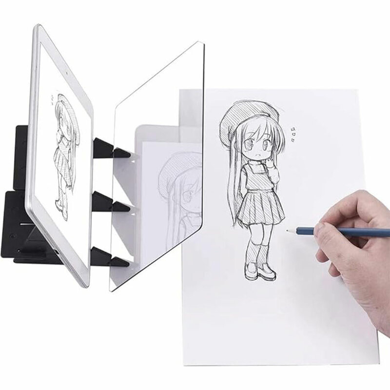 Materiais ABS para ótima experiência de desenho, Light Tracing Board, portátil fácil de criatividade como mostrado