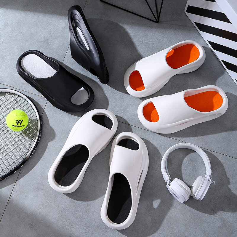 Nowe męskie tenisówki na co dzień kapcie modne letnie mieszkania oddychające buty na plażę nowe damskie wygodne sandały na platformie