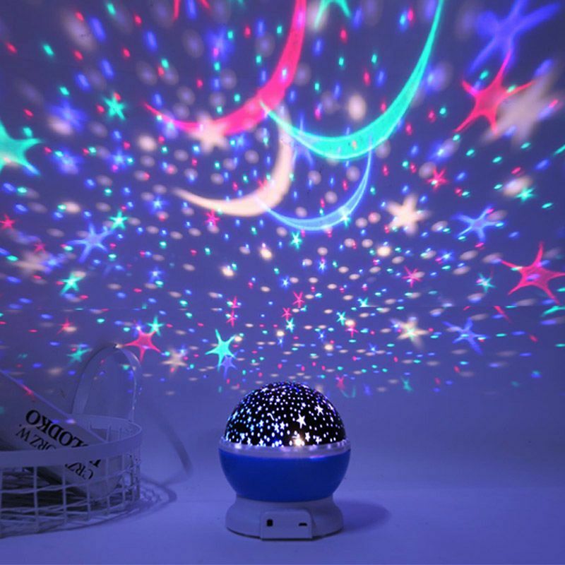 Lampu Bintang Proyektor hadiah ulang tahun tata letak wanita Kreatif Hati anak perempuan mainan bercahaya lampu malam impian