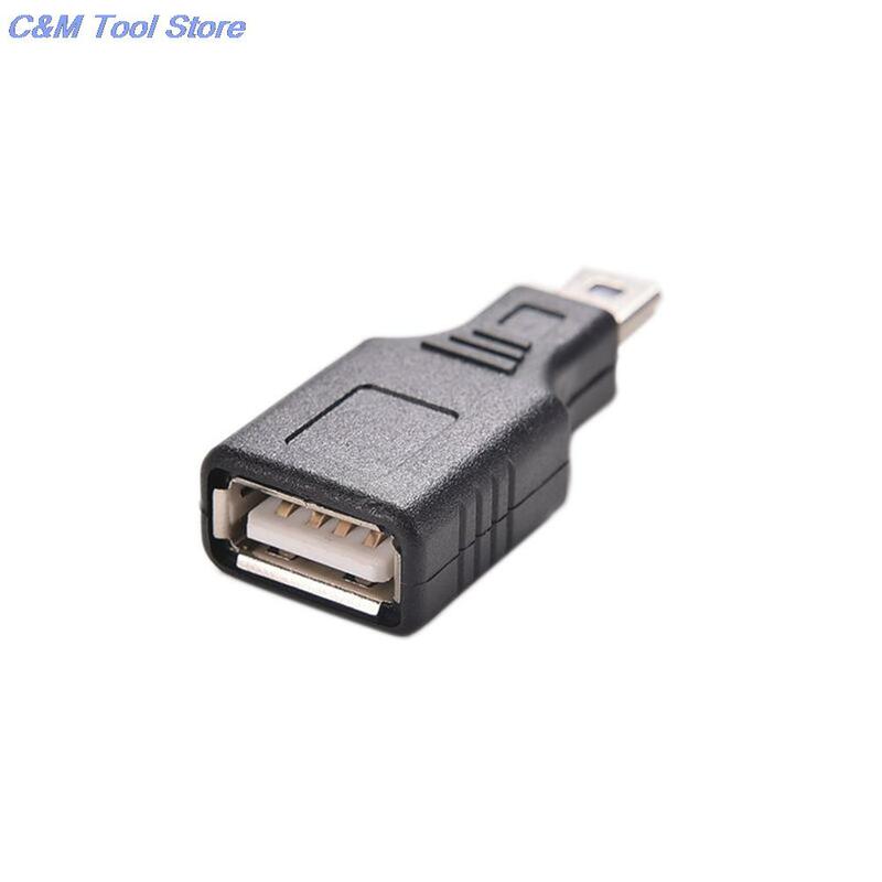 Convertitore adattatore Changer JETTING 2 pezzi nero USB 2.0 A femmina A Mini USB B 5 Pin maschio
