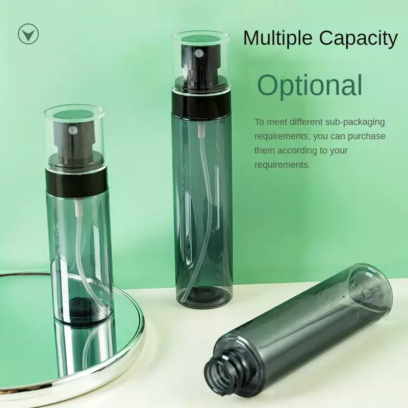 Botella de Spray de 30ml, 60ml, 80ml, 100ml, 120ml, botella cosmética pequeña portátil de viaje, subembotellado