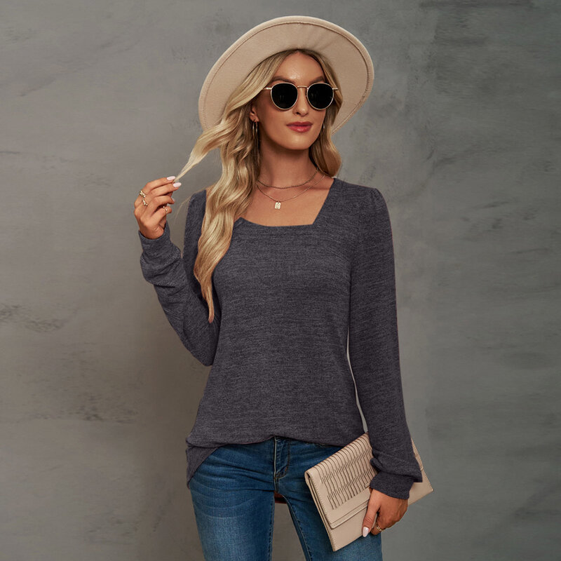 Pleated Maternity Blouse Long Sleeve T-Shirt Spring Autumn Casual Female Women's Clothing Pullover Tops Bottom Shirt Plus Size