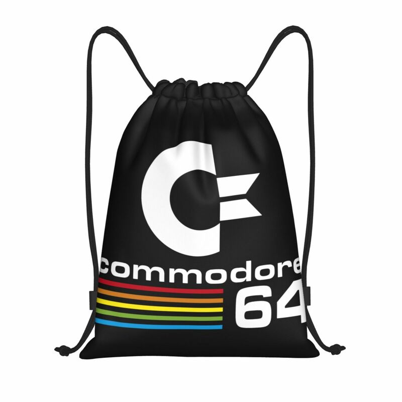 Benutzer definierte Kommode 64 Kordel zug Tasche für das Training Yoga Rucksäcke Frauen Männer C64 Amiga Computer Sport Gym Sackpack