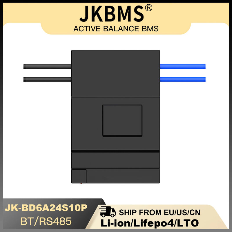 JKBMS BD6A24S10P 100AH 8S 10S 12S 13S 14S 15S 16S 20S 21S 24S with Smart Active Balance Board Li-Ion Lifepo4 120ah Lto Battery