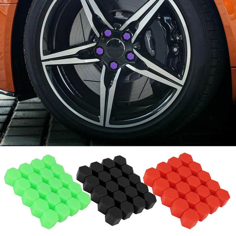 Brand New Durable High Quality Wheel Nut Cover Bolt Cap Accessories Silicone Softness Toughness 20 Pcs Hub Lug