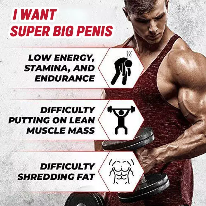 Wzmacniacz testosteronu-buduje beztłuszczowe mięśnie, poziom energii, wytrzymałość, odporność, uzupełnia przepływ krwi, zdrowie mężczyzn
