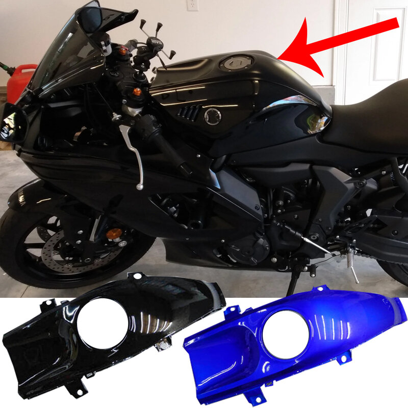 Передняя крышка бака YZF R7, защита топлива, газовая обтекатель, задняя панель, корпус для Yamaha YZF-R7 2021 2022 2023 YZFR7, аксессуары, запчасти для мотоцикла