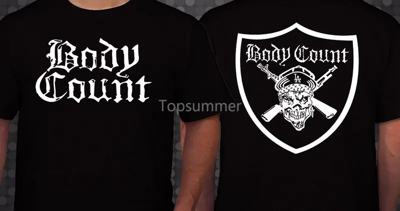 Contagem do corpo Rap Metal T-shirt, tendências suicidas, Jam Ey Jasta