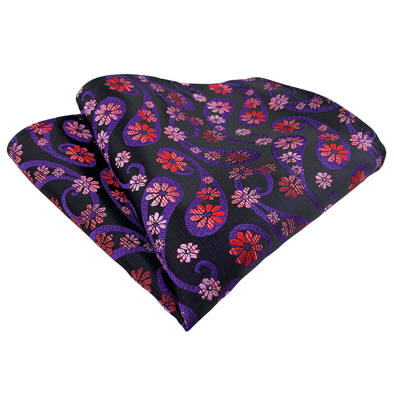 Men Suit Handkerchief Popular Fashion Dot Square Towel Jacquard Weave Pocket Square Luxury