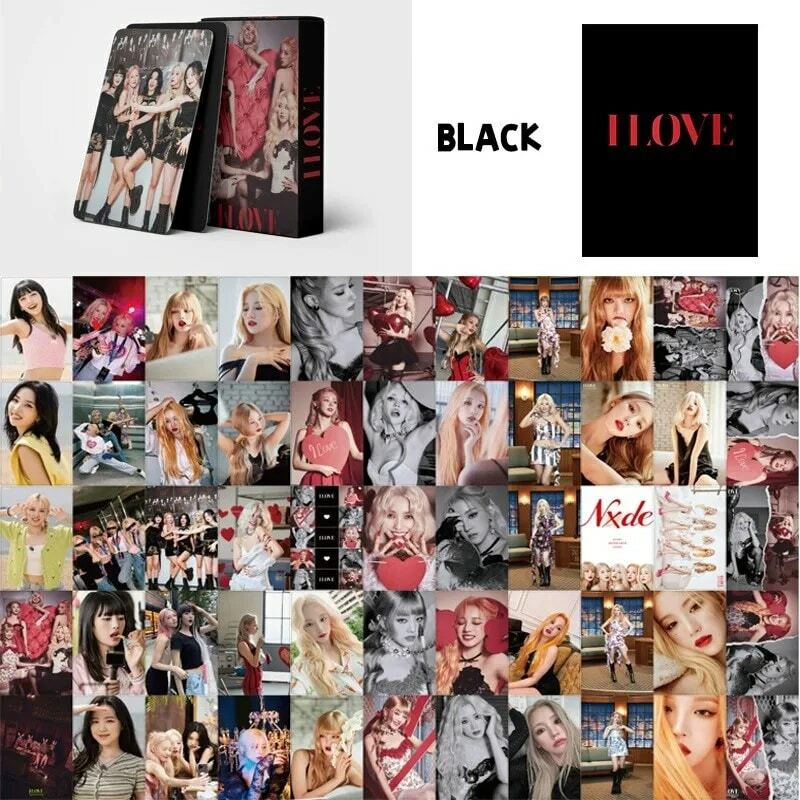 Tarjeta Lomo de I-DLE Kpop (G), nuevo álbum Nxde HD, tarjetas fotográficas para niñas, tarjetas fotográficas grabadas, tarjetas postales de Minnie, colección de Fans, regalo, 55 unids/set