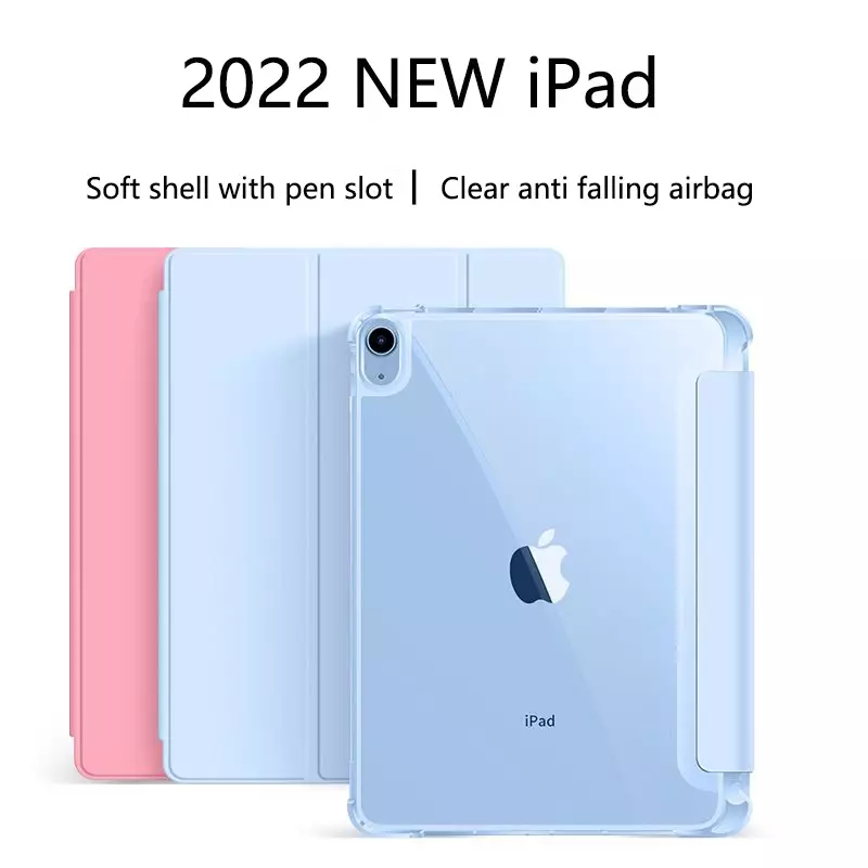 For iPad Air 5 Air 4 Mini 6 5 4 iPad 9th 8th 7th 10.2 5th 6th For iPad 10th Generation Case 10.9 2022 Pro 11 Pencol Holder Cover