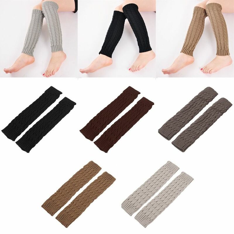 Support Thermal Leggings Boot Cover Long Crochet Knitted Sock Knit Cable Warm Sock Womens Winter Warm Socks Warmers Leg Socks