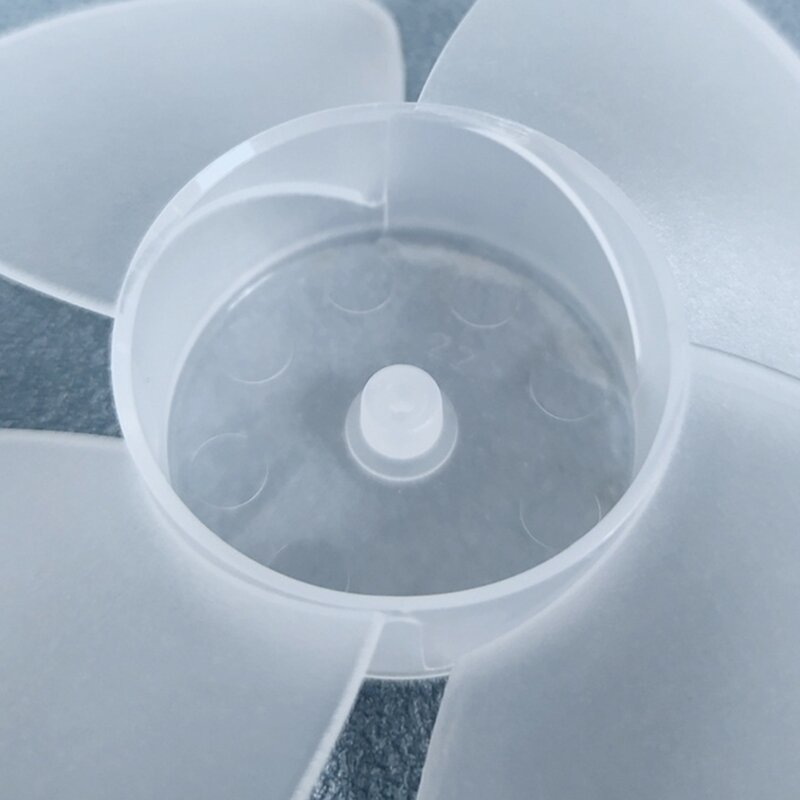 Plastic Fan Blades 4 Leaves Plastic Fan Blades Replacement Four Leaves Electric Fan Blades for Household Small Power Fan