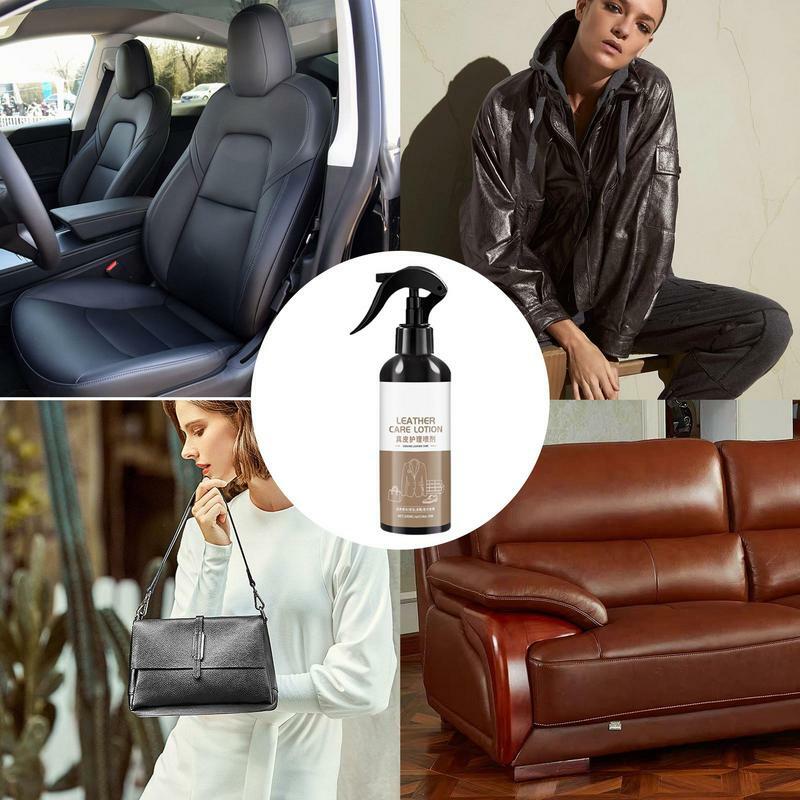 Produk otomotif, 300ML wadah kulit plastik mobil cair kursi Interior mobil perawatan kulit kondisioner Renovator perbaikan