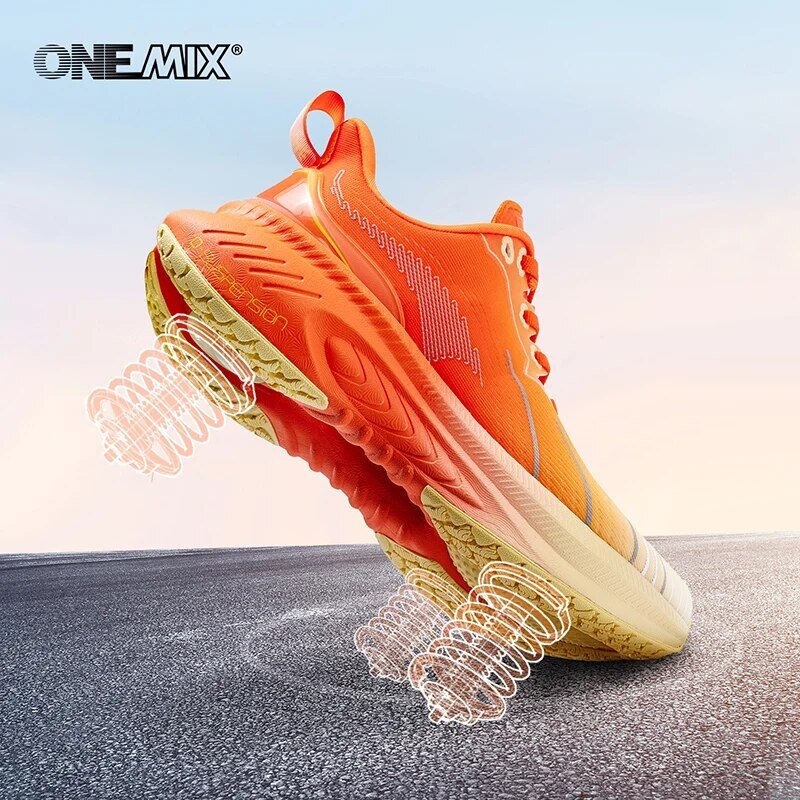 ONEMIX-Chaussures de course à lacets pour hommes et femmes, baskets de sport, d'athlétisme, d'extérieur