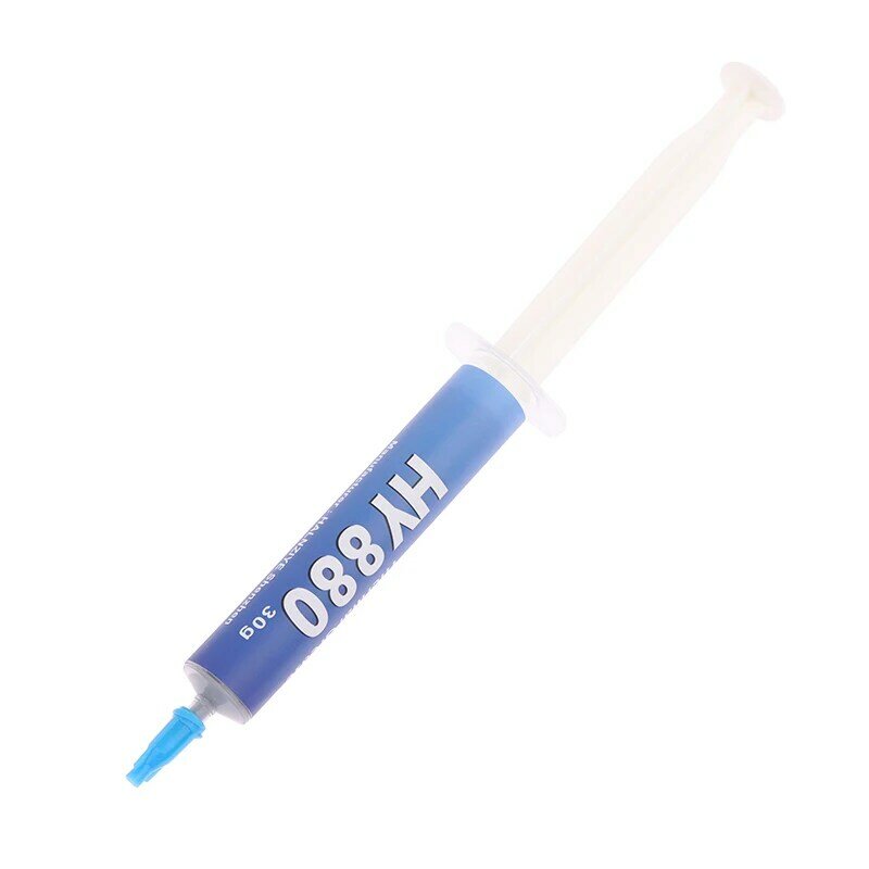 CPU GPU Chipset Notebook Computer Cooling Syringe 5.15W/m-k HY880 30g Silicone Thermal Paste Heat Transfer Grease Heat Sink