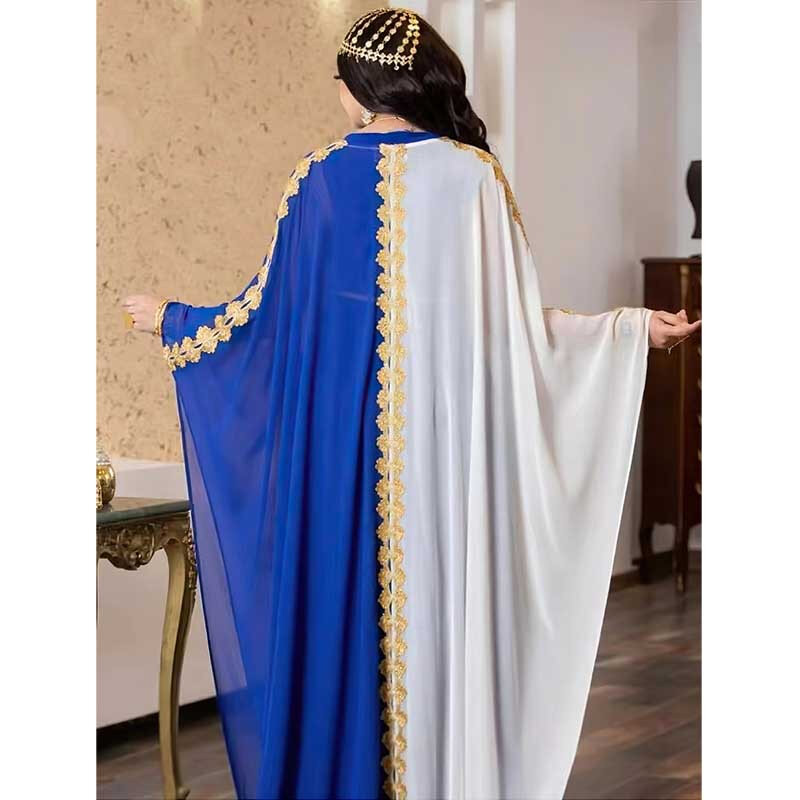 Robe africaine en mousseline de soie pour femmes, grande taille, Dashiki, Ankara, musulman, dubaï, Abayas, Boubou, robe de soirée de mariage, vêtements africains, 2024