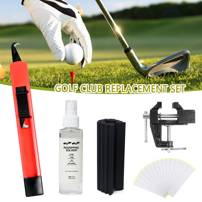 Kit di regrimpping per Golfs universali pratico strumento di ristrutturazione per impugnature per golf strumento di riparazione per golfi