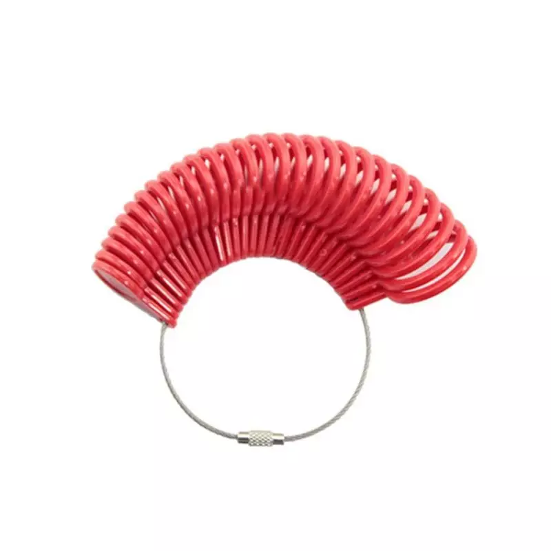 Gioielli potabili anello di plastica Sizer US/HK/EU dimensioni gioielli strumento di misurazione delle dimensioni delle dita misuratore delle dita