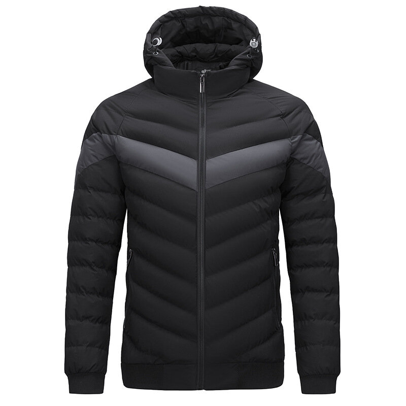 Mens Parkas Korean Fashion Men's Jacket Winter New Down Jacket Warm Business Leisure Coat Male Clothing Plus Size 4XL