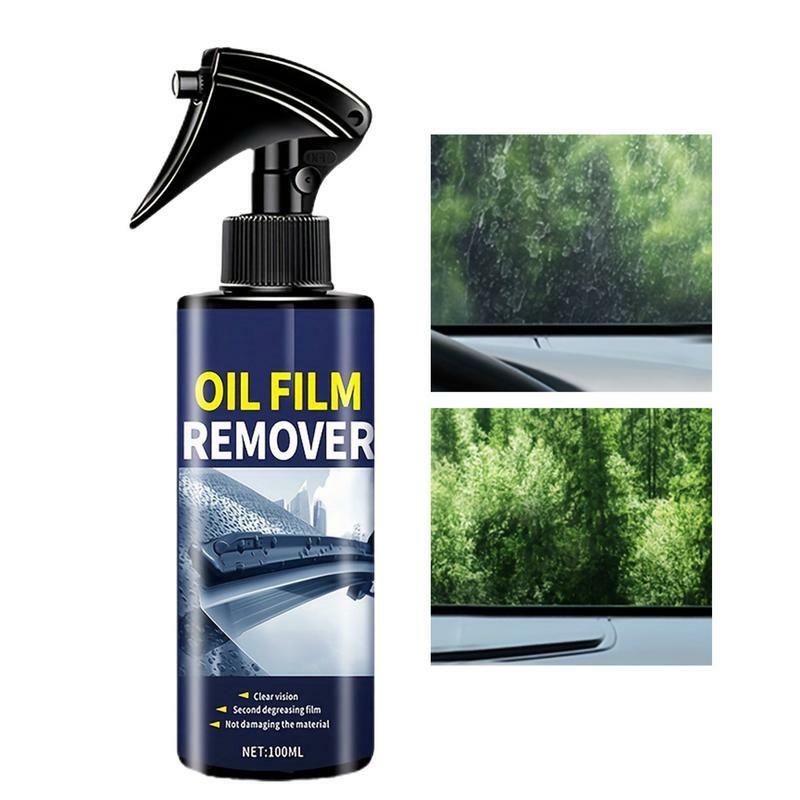 Limpiador de película de aceite para parabrisas de coche, Spray limpiador de película de aceite para coche, herramientas de limpieza de coche eficaces para restaurar, 100ml
