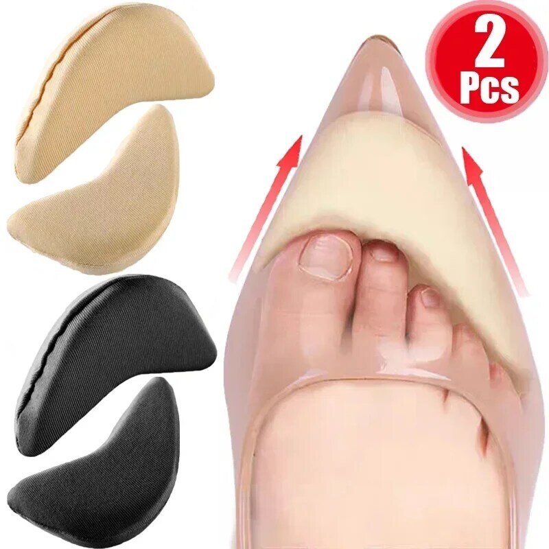 Sponge Forefoot Insert Pads Women Pain Relief High Heel Insoles Reduce Shoes Size Filler Protector Adjustment Shoe Accessories