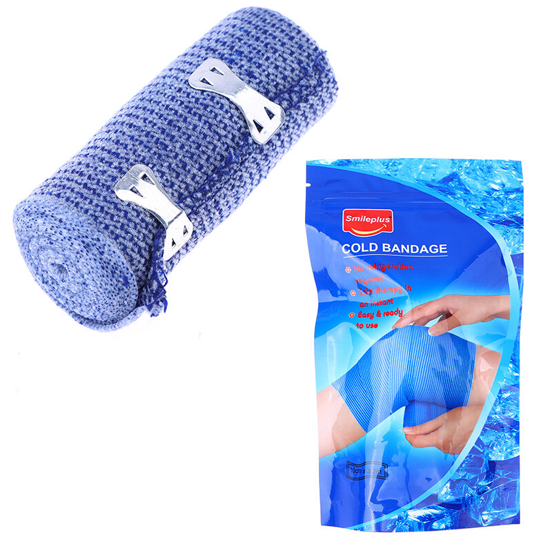 Bandagem de gelo auto-adesiva para atletas e adultos, fita de gelo instantânea, fita de recuperação muscular, 10cm × 3.2m