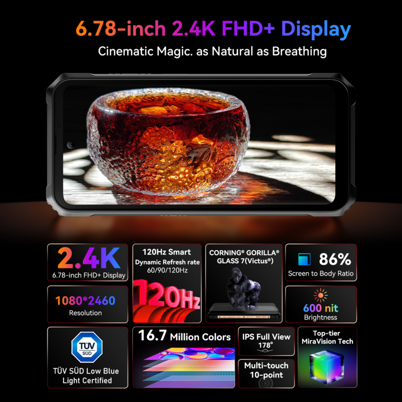 [Światowa premiera] Blackview BL9000 PRO 5G Wytrzymała kamera termowizyjna 6,78 cala FHD 12 GB RAM 512 GB FLIR® 8800 mAh Android 14