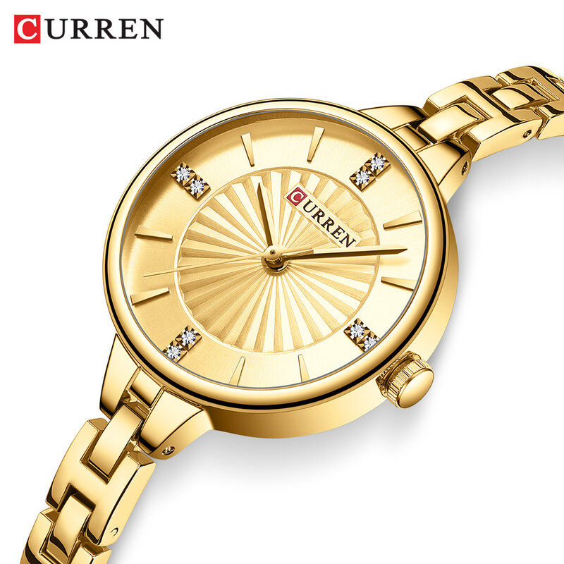 Curren Luxus Frauen Armband Quarzuhren für Frauen Magnet uhr Damen Sport kleid Armbanduhr Uhr Relogio Feminino
