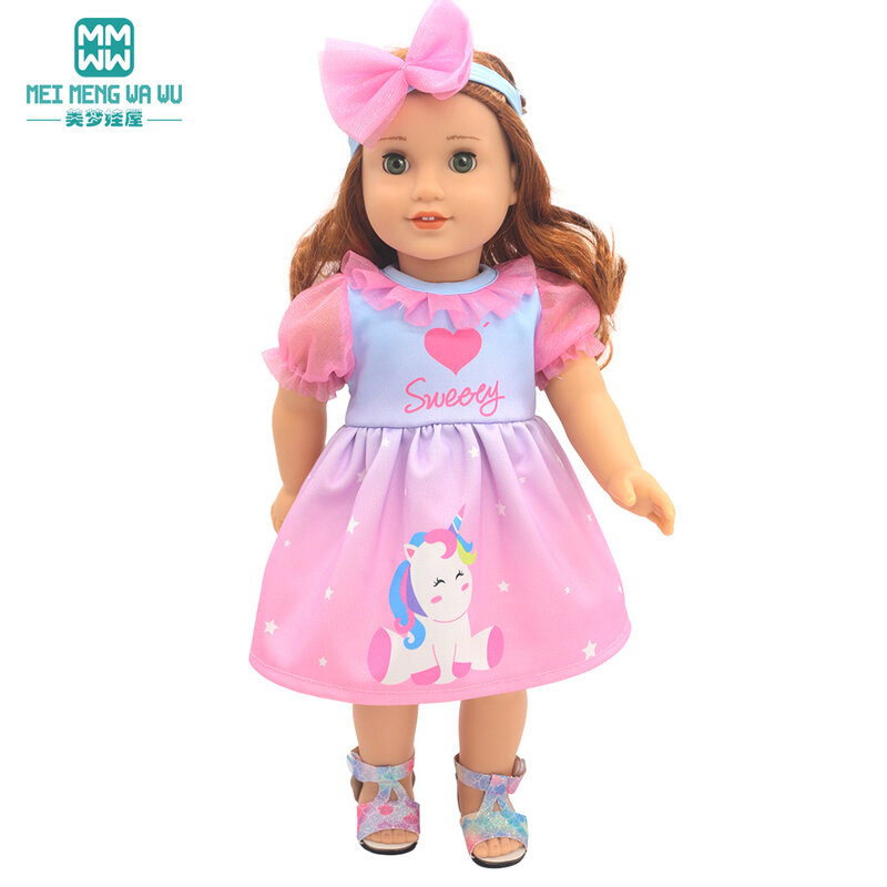Ropa para muñecas que se adapta a 43cm, muñeca recién nacida, muñeca americana, Chaqueta de algodón de moda, rosa, rojo, blanco, púrpura