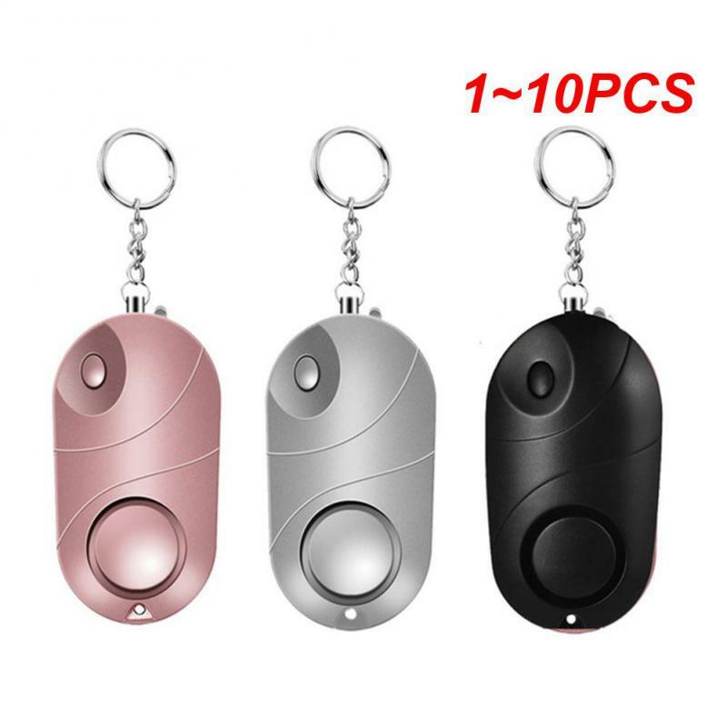 1~10PCS Self Defense Alarm 130dB Emergency Alarm Girl Women Security Alert Personal Safety Scream Loud Keychain