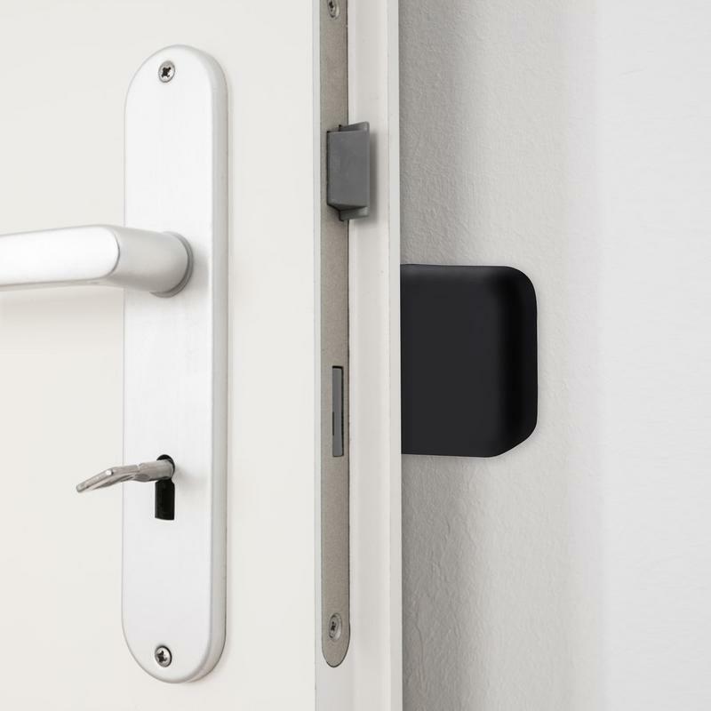 Ogranicznik do drzwi silikonowy uchwyt antykolizyjny samoprzylepny podkładka ochronna przeciwwstrząsowy do ulepszania domu ochraniacz ścienny bufor