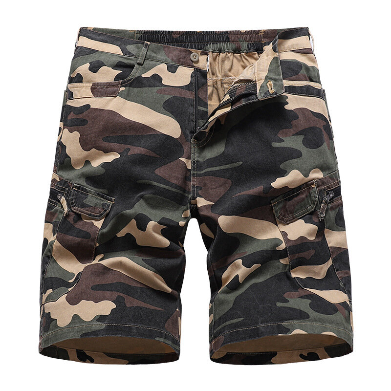 Mode Kleidung Männer Cargo Shorts Sommer kurze Hosen Tarnung Farbe Mann Casual Shorts Größe 30-42